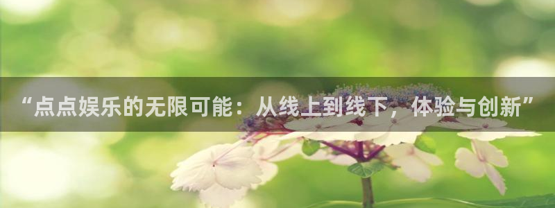 卧龙娱乐登录入口：“点点娱乐的无限可能：从线上到线下，体验与创新”